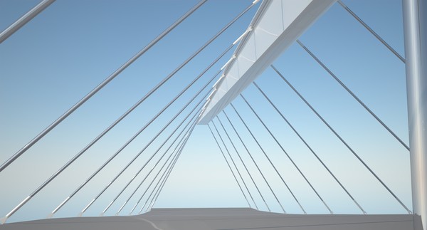 rhino designer suspension bridge - Futuristic Suspension Brige V001 by Deresolution